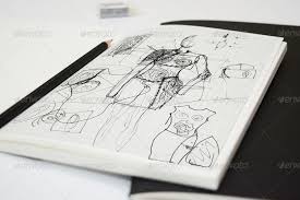 Sketchbook Mockup Sketch Book Mockup Sketches