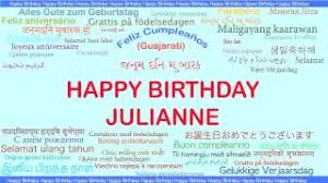 Julianne Languages Idiomas Happy Birthday Youtube