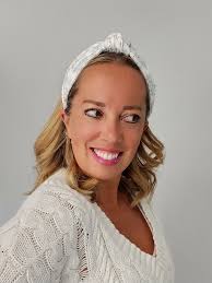 The Snowflakes Knotted Headband