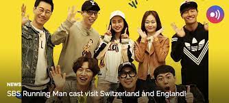 Watch and download running man (2010) episode 407 with english sub in high quality. News Sbs Running Man Cast Visit Switzerland And England Unitedkpop