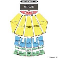 Nokia Theatre Seating Chart View 2019