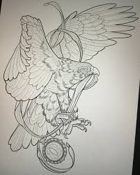 Bird Of Prey Tattoo Something About A Ring Birds Tattoo Tattoo Illustration Animal Tattoos