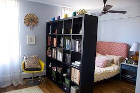 The plans to build the cube bookcase divider are easy, right? Bookshelf Divider Bedroom Divider Small Room Design Room Divider Bookcase