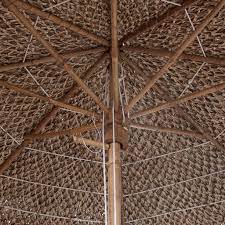 Senčnik iz bamubsa s streho iz listov bananovca 270 cm | PunKufer - idej za  nakup