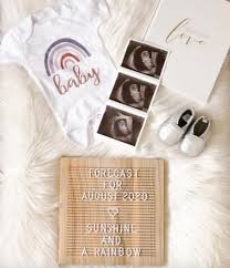 Rainbow Baby Announcements Happiest Baby