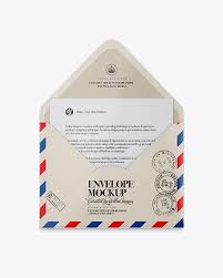 Simple top view envelope package mockup template that can be easily edited with photoshop smart objects. Opened Paper Envelope With Paper Mockup In Stationery Mockups On Yellow Images Object Mockups Mockup Free Psd Paper Mockup Free Psd Mockups Templates
