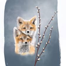 Ihr Habt Euch Fuchse Gewunscht Und Da Sind Sie Ich Hab Mich Immer Gefragt Was Fur Laute Die Fuchse Eigentlich Ma Animal Drawings Animal Illustration Animals