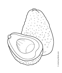 Maybe you would like to learn more about one of these? Avocado Coloring Pages Coloring Home