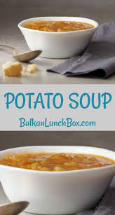 Potato Soup Krompir Supa Balkan Lunch Box Recipe Winter Food Easy Soup Recipes Potato Soup