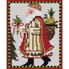 The cylinders bores were attached to the outer case at the 12, 3, 6 and 9 o'clock positions) for greater rigidity around the head gasket. Colonial Needle Swedish Mini Santa Christmas Counted Cross Stitch Kit 123stitch