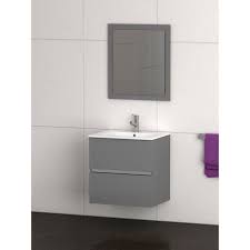 Wood and ceramic wall mount vanity unit in white matte. Eviva Ikaro 24 Inch Grey Modern Bathroom Vanity Wall Mount With White Integrated Porcelain Sink Overstock 10704669