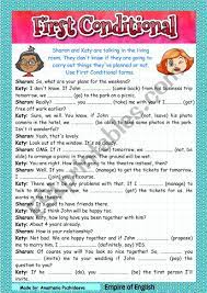 Yuk kita ingat kembari rumus cara membuat kalimat conditional sentence bahasa inggris. First Conditional Dialogue Video With Grammar Presentation Esl Worksheet By Empireofenglish