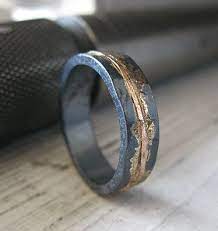 In Stock Size 9 1 2 Man Wedding Ring Rustic Man Wedding Band Etsy Viking Wedding Ring Mens Wedding Rings Unique Mens Wedding Bands