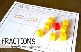 Activities for first graders can be both educational and fun. Hands On Fraction Activities Susan Jones