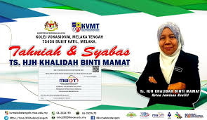 Maybe you would like to learn more about one of these? Ts Hjh Khalidah Binti Kolej Vokasional Melaka Tengah Facebook