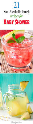 21 Yummy Non Alcoholic Punch Recipes For Baby Shower In 2020 Punch Recipes Alcoholic Punch Recipes Baby Shower Punch