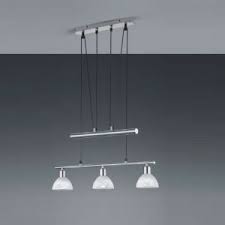 Esstischlampe dimmbar 9ddf led pendelleuchten. Led Pendelleuchte Levisto 4 Flg Hohenverstellbar 2 Oberflachen Wohnlicht
