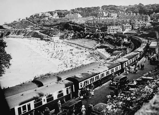 St Ives railway summer schedules in the 1930s and 1950s