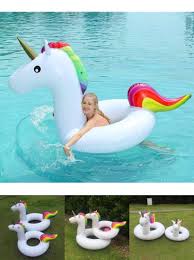 Visit To Buy Summer Hot Unicorn Pool Float With Pump Floating Ring Raft Inflatable Water Toys Out Unicorn Pool Float Giant Pool Floats Outdoor Party Supplies