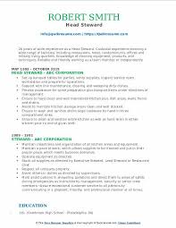 Work experience as steward in a hotel or restaurant with good standards desirable. Steward Resume Samples Qwikresume