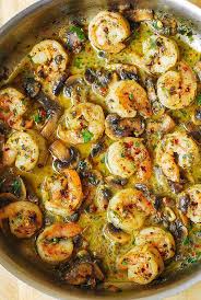 Pesto Shrimp With Mushrooms Julia S Album Best Seafood Recipes Seafood Dinner Seafood Recipes