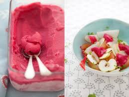 Cranberry And Citrus Sorbet And Its Fruit Salad Cannelle Et Vanillecannelle Et Vanille Food Sorbet Recipes Frozen Desserts