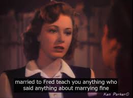 映画:君を想いて/二人は付き合ったが家族の理解が得られない/デニス・モーガン、エリノア・パーカー