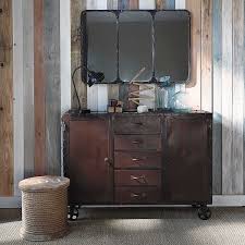 Miroir Indus En Metal Noir 106x72 Eetkamer Industrieel Industrieel Decoreren Vintage Interieur