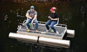 Also, it's made to recline for a more relaxing ride. Diy Mini Pontoon Boat Kit Mini Pontoon Boat Pond King Pond King Inc
