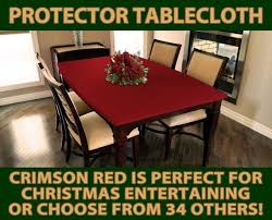 Protector Tablecloth Fitted Microfiber Dining Table Cover Protector Handmade And Tailored To Your Table 35 Colors To Choose From Table Cloth Dining Room Table Table Covers