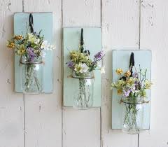 New Rustic Farmhouse Wood Wall Decor Individual Hanging Mason Jars Your Choice Of Color Hanging Mason Jars Mason Jar Diy Farmhouse Wall Decor