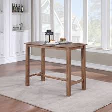 Made of solid, finished elm wood with two leaves on both ends to expand for large groups. The Gray Barn Kaess Pub Height Dining Table On Sale Overstock 20559177