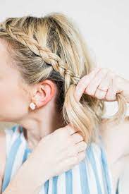 How To Do An Easy Side Braid Ponytail Poor Little It Girl French Braid Hairstyles Side Braid Ponytail Braided Hairstyles