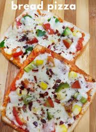 Bread Pizza Recipe On Tawa Bread Pizza Without Oven Instant Bread Pizza Recipe Pizza Recipes Pizza Bread Bread Pizza Recipe Indian