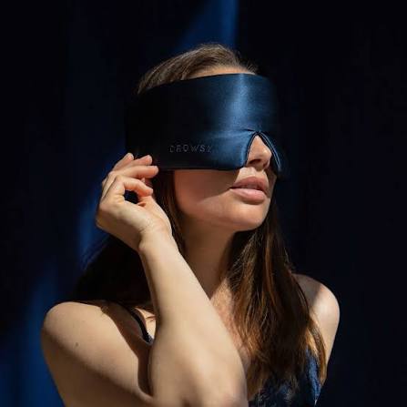Drowsy Midnight Blue Sleep Mask