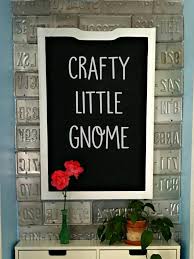 I like how you creatively improvised the crayon bit to attach the diy rhinestones. License Plate Wall Diy Crafty Little Gnome