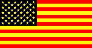 Red and yellow striped flag and on clean blue sky background. Unidentified Flags Or Ensigns Page 2 2016