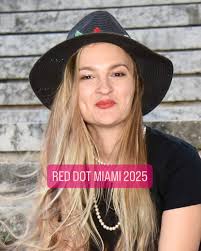 Diana Pan at Red Dot Miami 2024. @Idianapan Diana Pan is a  multidisciplinary artist based in New York, celebrated for her dynamic  fusion of graphic design, digital art, and fashion. Seamlessly blending