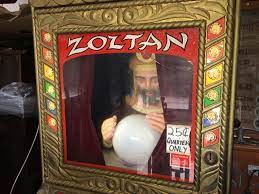 It predicts great fortune and addie finds money! Zoltan Fortune Teller Machine Arcade Gameroom Anzeigen