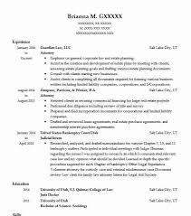 attorney resume samples resume format