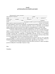 Sunt și vor fi colectate și prelucrate de noi exclusiv în scopurile pe care le vom prezenta în cele ce urmează. Acord Privind Prelucrarea Datelor Personale