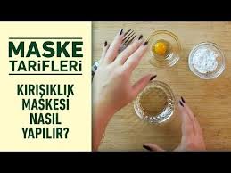 Kirisiklik Maskesi Nasil Yapilir Kirisiklik Giderici Maske Youtube Maskeler Dogal Tedaviler Cilt Beyazlatma