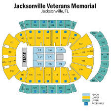 Jacksonville Veterans Memorial Arena Seating Jacksonville