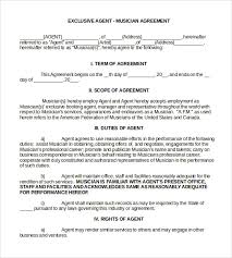 An experienced, legitimate music booking agent, music. Free 7 Booking Agent Contract Templates In Pdf Ms Word Google Docs Pages