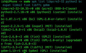 Remote repositories change as packages are added and upgraded. Upgraded Ish Using Apk Update Apk Upgrade Now Fish No Longer Works Issue 1273 Ish App Ish Github