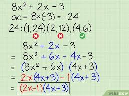 To factor trinomials, make sure you know foil (first, outside, inside, last) multiplication and how to factor. How To Factor By Grouping With Pictures Wikihow