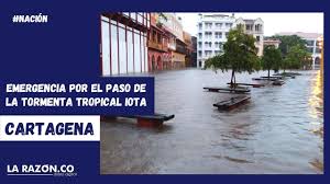 Tormenta tropical dolores provocará marejada y efectos de tormenta en los cabos. Emergencia En Cartagena Por El Paso De La Tormenta Tropical Iota Youtube