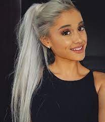 684 x 821 jpeg 231 кб. Guarde Varias Fotos De Cada Para Ver Bien La Cara Ariana Grande Blonde Hair Platinum Hair Ariana Grande