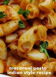 Macaroni Pasta A Indian Version Of Dry Pasta Recipe Which Are Typically Prepared With N Vegetarian Pasta Recipes Pasta Indian Style Recipe Pasta Recipes Indian