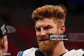 Andy Dalton of the Carolina Panthers looks